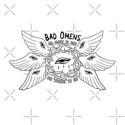Bad Omens Design Tote Bag Official Bad Omens Merch