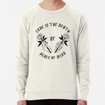 Bad Omens Love Is The Death Of Peace Of Mind Sweatshirt Official Bad Omens Merch