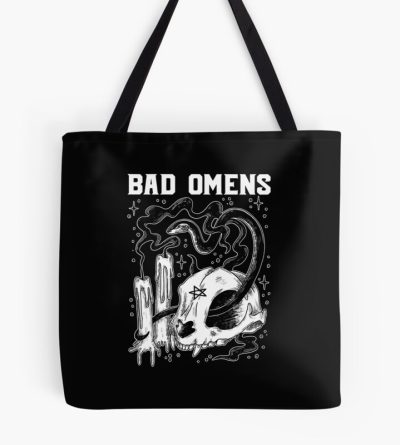 Bad Omens Snake And Skull Bad Omens Tote Bag Official Bad Omens Merch