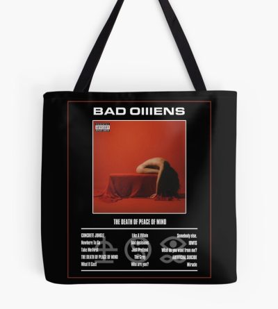 Bad Omens 'The Death Of Peace Of Mind' Tote Bag Official Bad Omens Merch