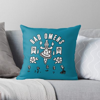 My Favorite People Video Gamer Bad Omens Gifts For Birthday Throw Pillow Official Bad Omens Merch