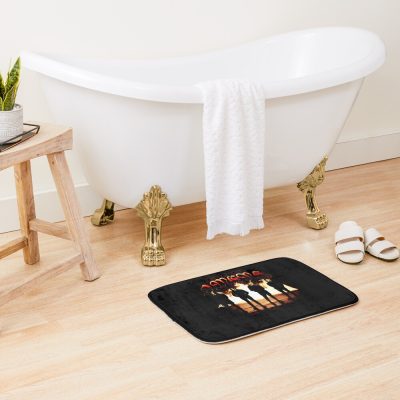 Face In The Flames Bath Mat Official Bad Omens Merch