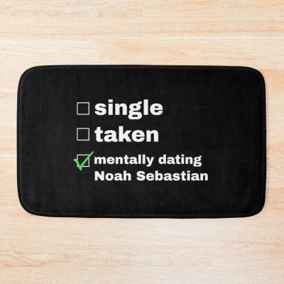 Mentally Dating Noah Sebastian Bath Mat Official Bad Omens Merch