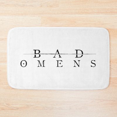 Black Omens Bath Mat Official Bad Omens Merch