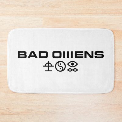 Bad Omens Black Bath Mat Official Bad Omens Merch